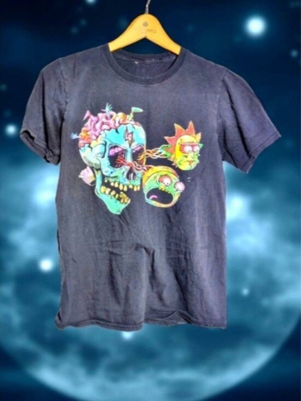 Unbranded Distressed Rick And Morty Sz S Graphic T-Shirt